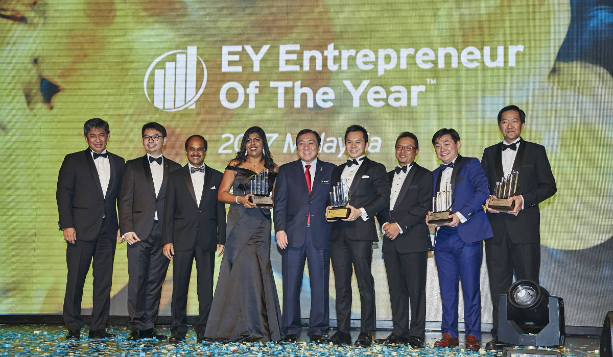 And the winner of the EY Entrepreneur Of The Year 2017 ...