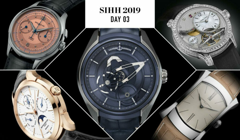 SIHH 2019: Charming timepieces from Greubel Forsey, Montblanc, Ulysse Nardin, Baume & Mercier, and Laurent Ferrier