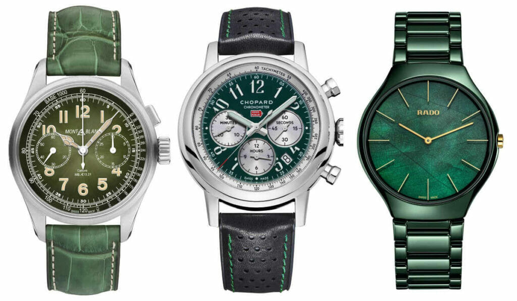 7 covetable green-coloured luxury watches