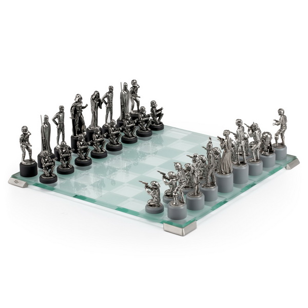 Command Armies in a Galaxy Far, Far Away with Royal Selangor's New Star Wars Classic Chess Set