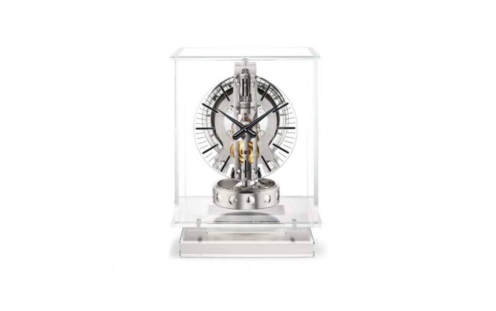 Jaeger-LeCoultre's Latest Atmos Transparente Clock Lets You Admire Its Inner Workings
