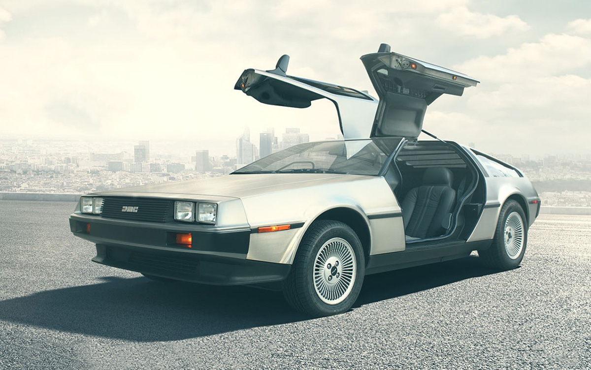 Модель автомобиля delorean