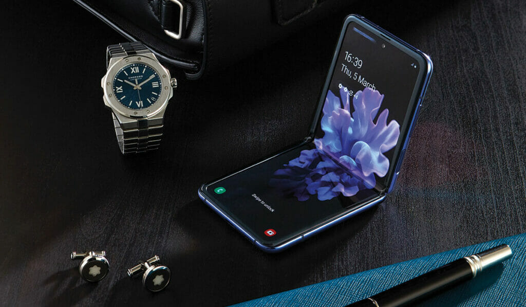 Samsung's Latest Foldable Smartphone Flips Into The Future