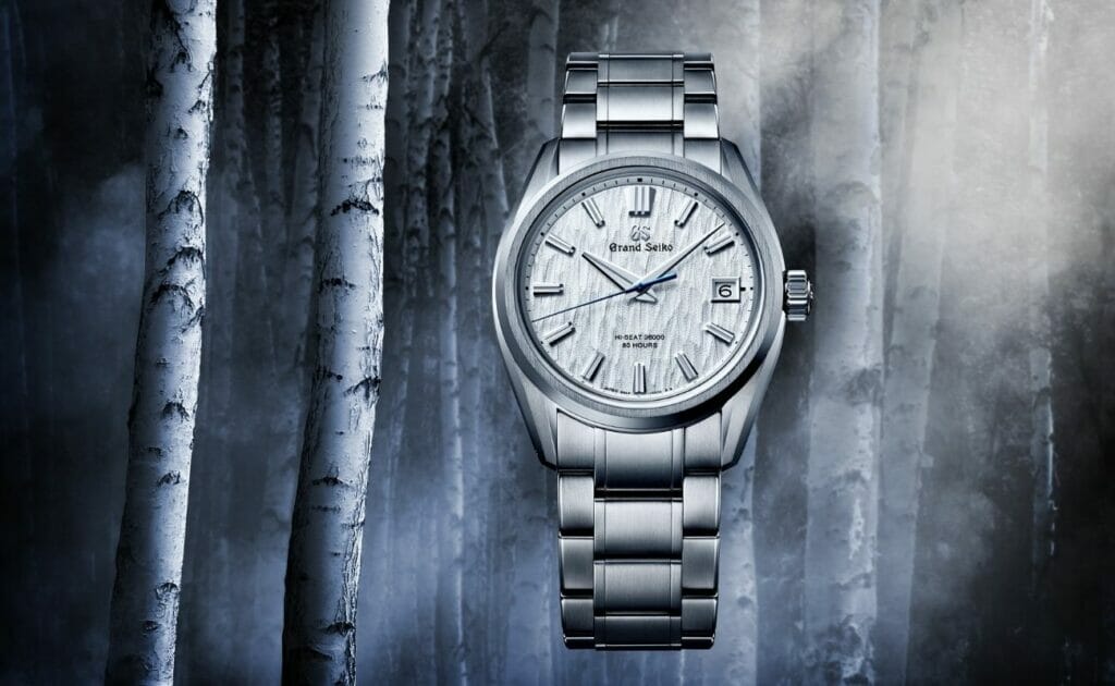 Grand Seiko captures the nature of time with white birch inspired dial