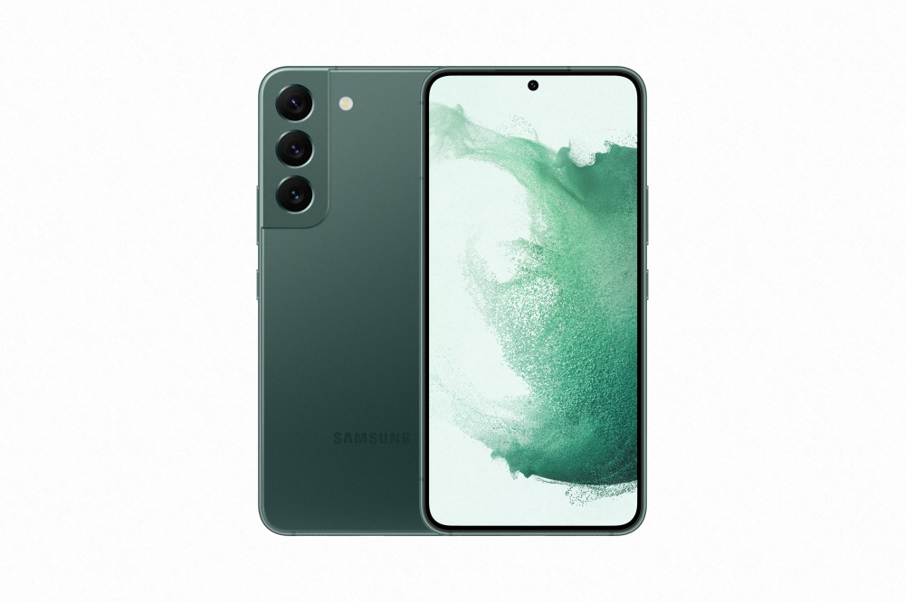 Samsung S22 in Green